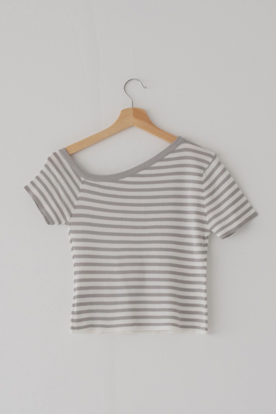 【SALE】アシンメトリボーダートップス