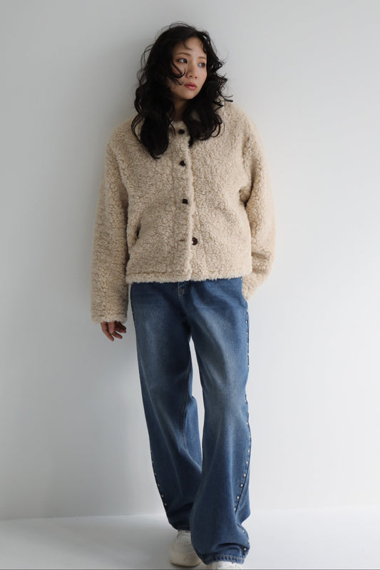 ふわふわボアジャケット