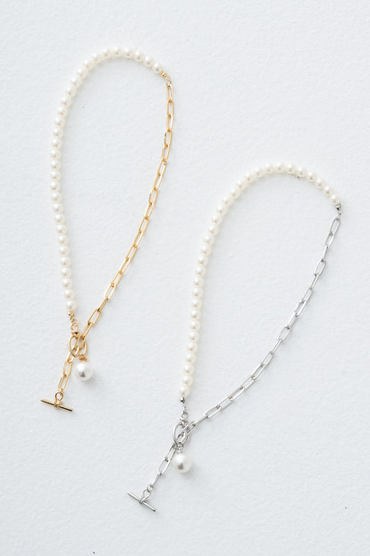 ミックスパールネックレス