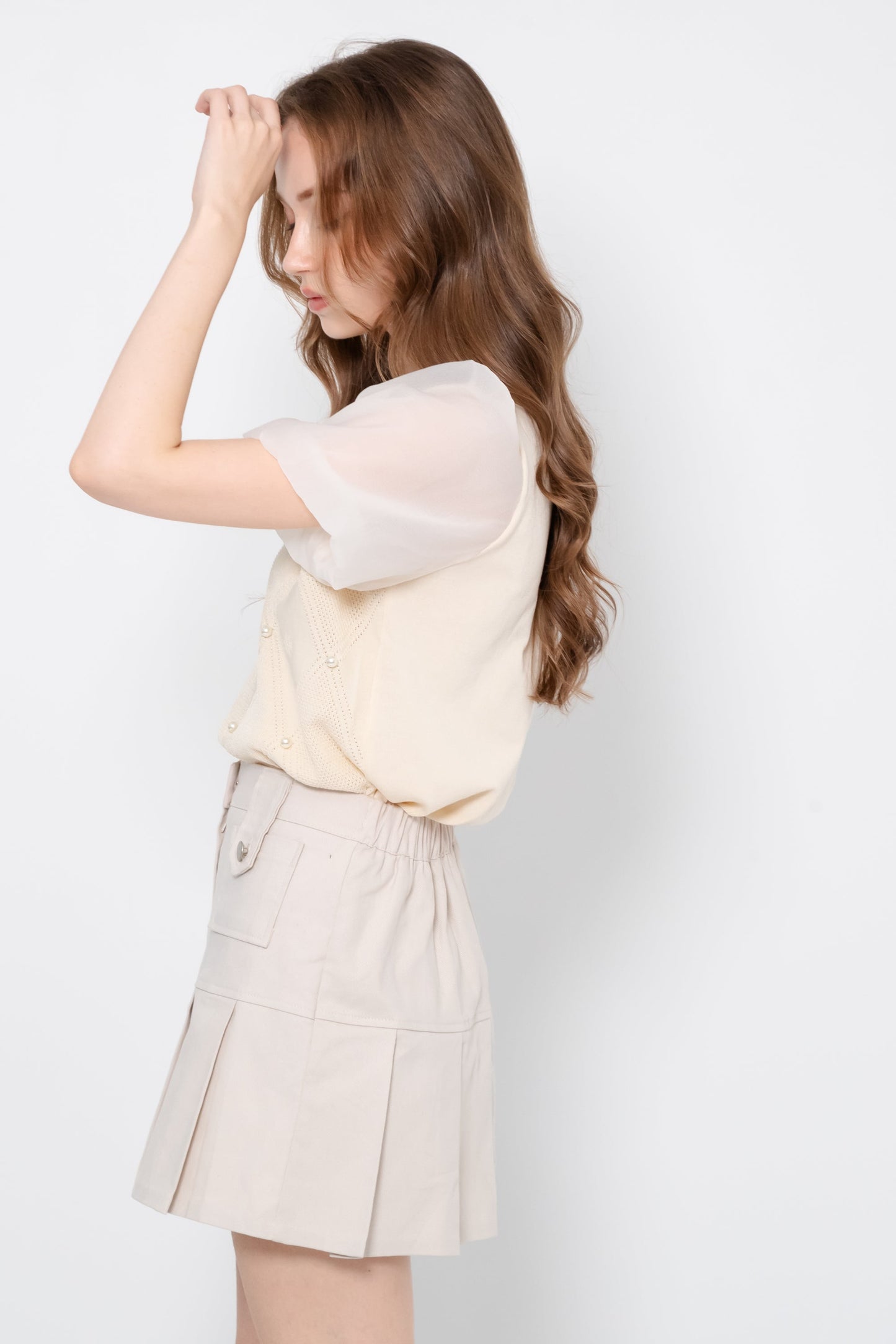 【SALE】プリーツミニスカート