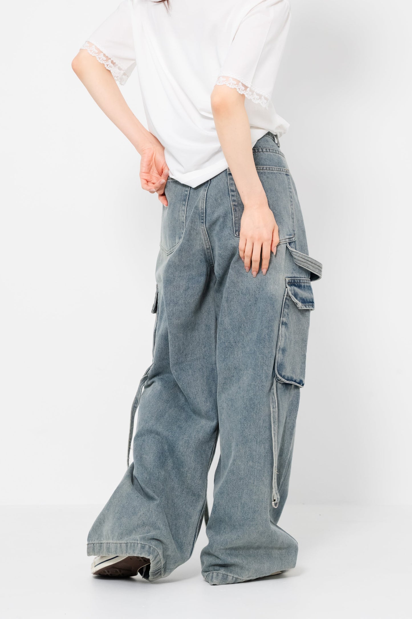カーゴデニムパンツ