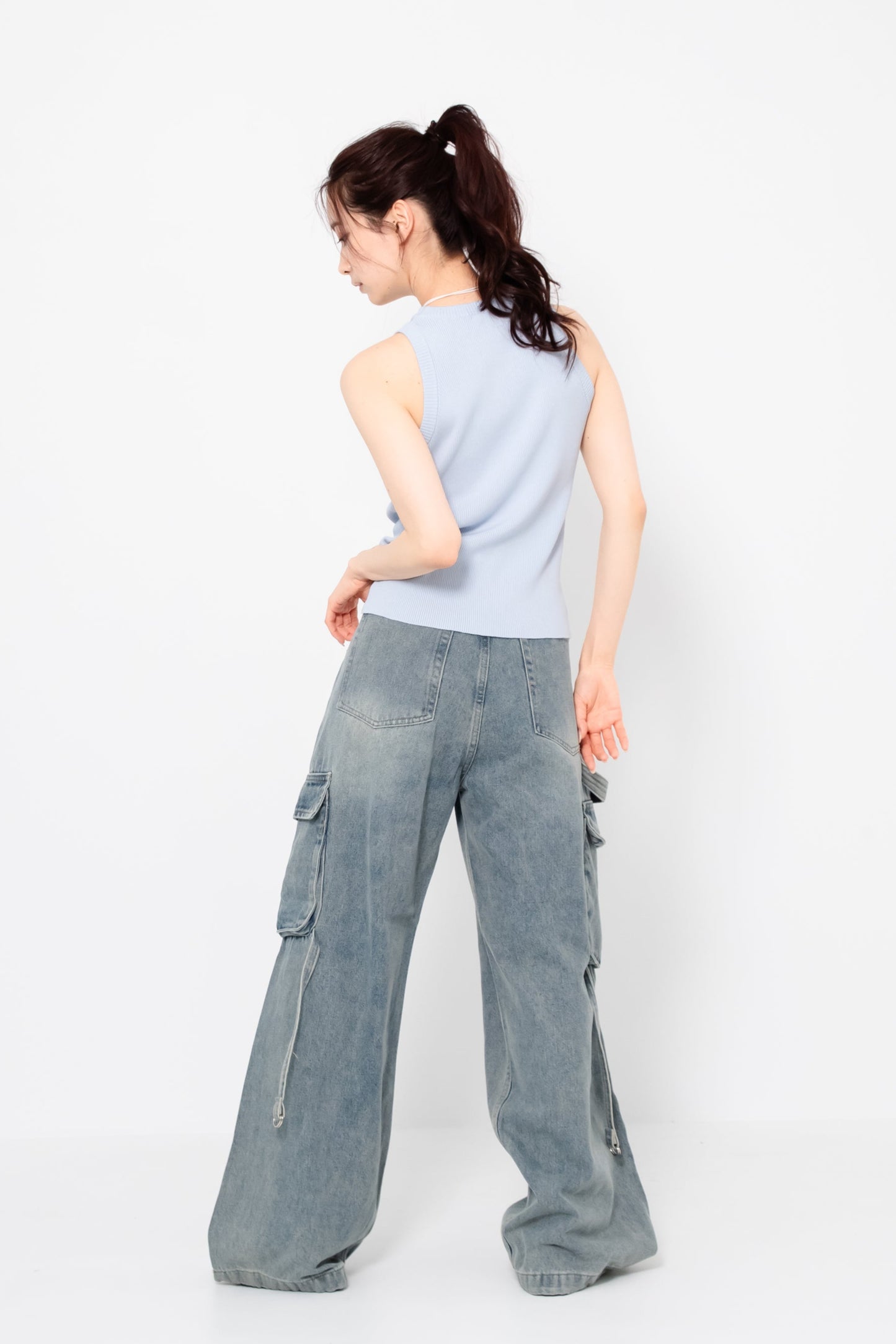 【SALE】ニットノースリーブ