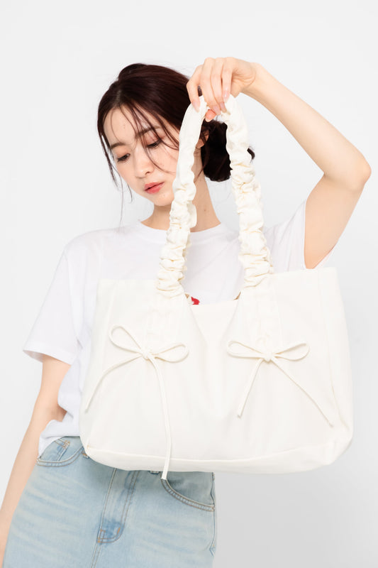 【SALE】シャーリングトートバッグ