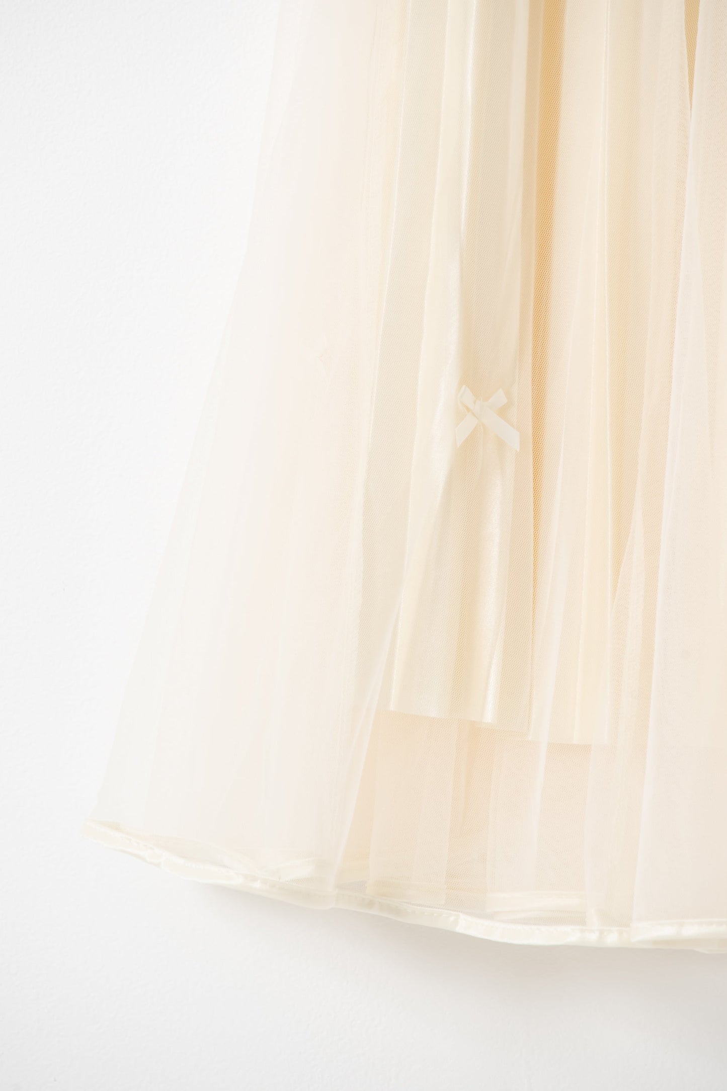 【SALE】プリーツレースリボンスカート