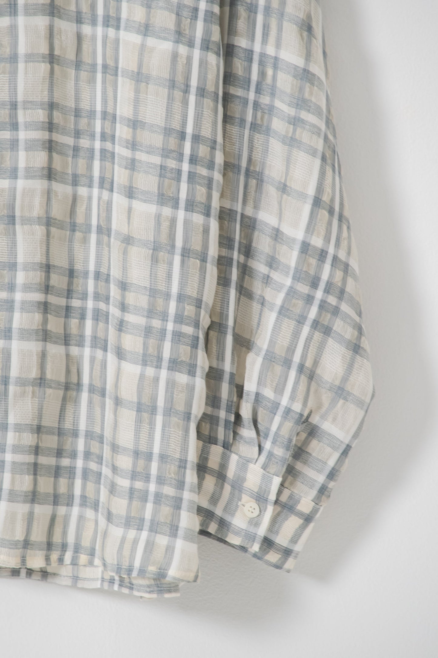 【SALE】シアーチェックシャツ