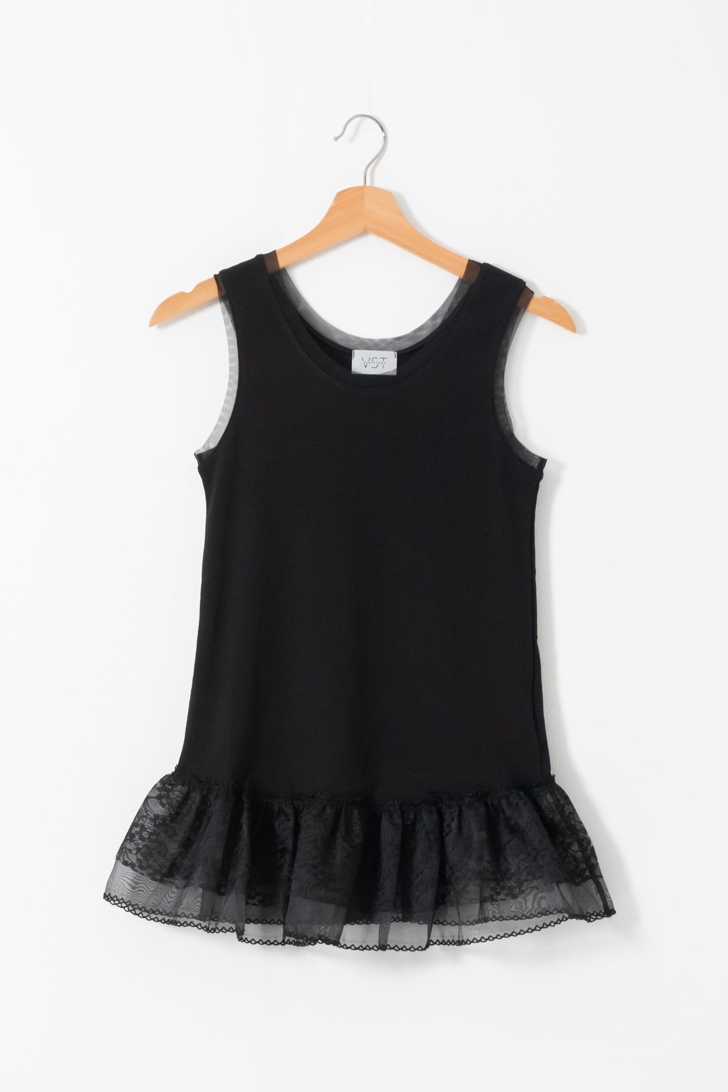 【SALE】二段レースフリルノースリーブ