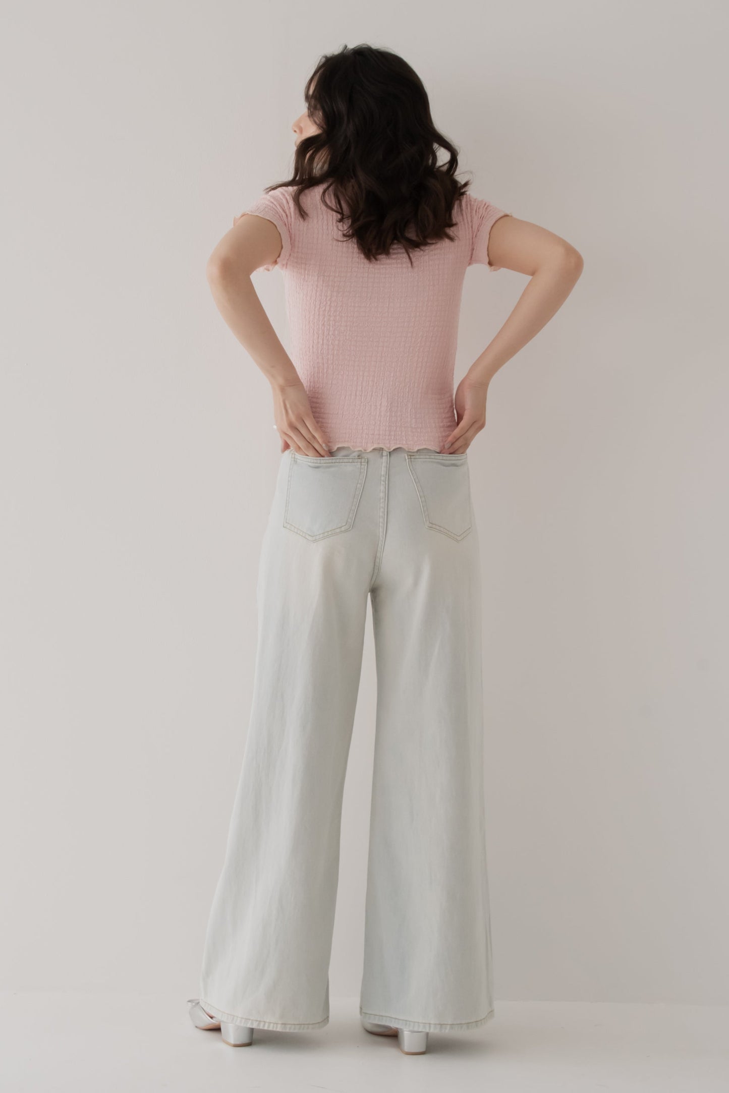 【SALE】レースクラッシュデニム