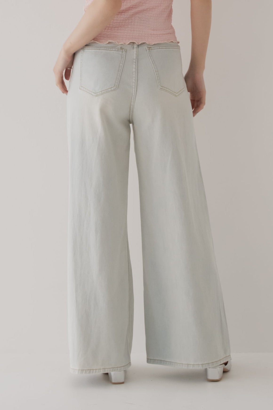 【SALE】レースクラッシュデニム