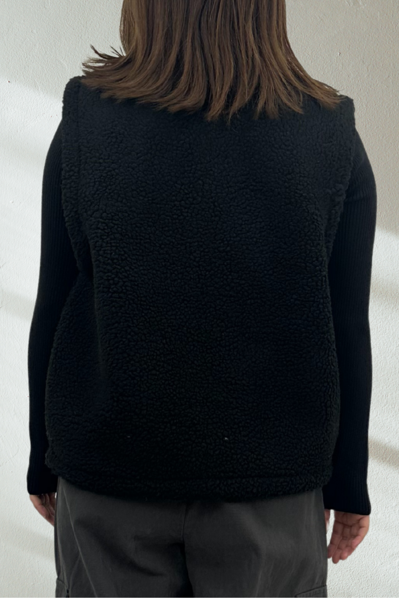 【くぅちゃんコラボアイテム】カジュアルユニセックスボアベスト