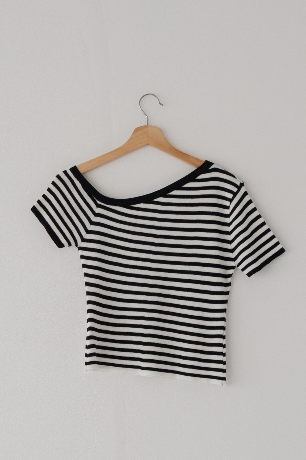 【SALE】アシンメトリボーダートップス