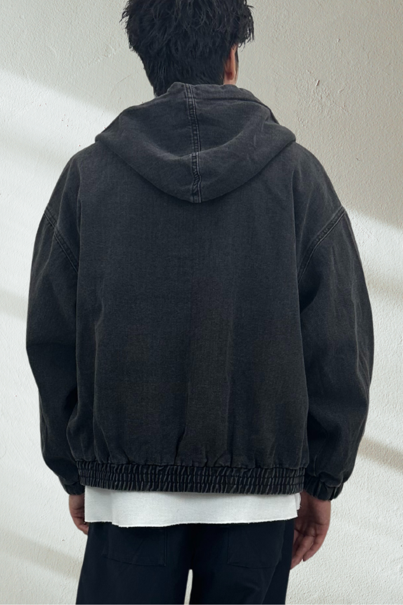 【くぅちゃんコラボアイテム】ルーズフィット ユニセックスデニムジャケット