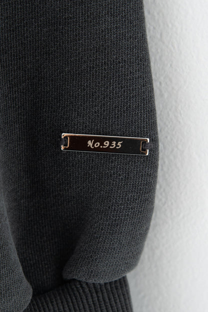 【くぅちゃんコラボアイテム】ウォッシュブラックユニセックスフーディー　