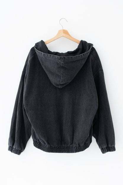 【くぅちゃんコラボアイテム】ルーズフィット ユニセックスデニムジャケット