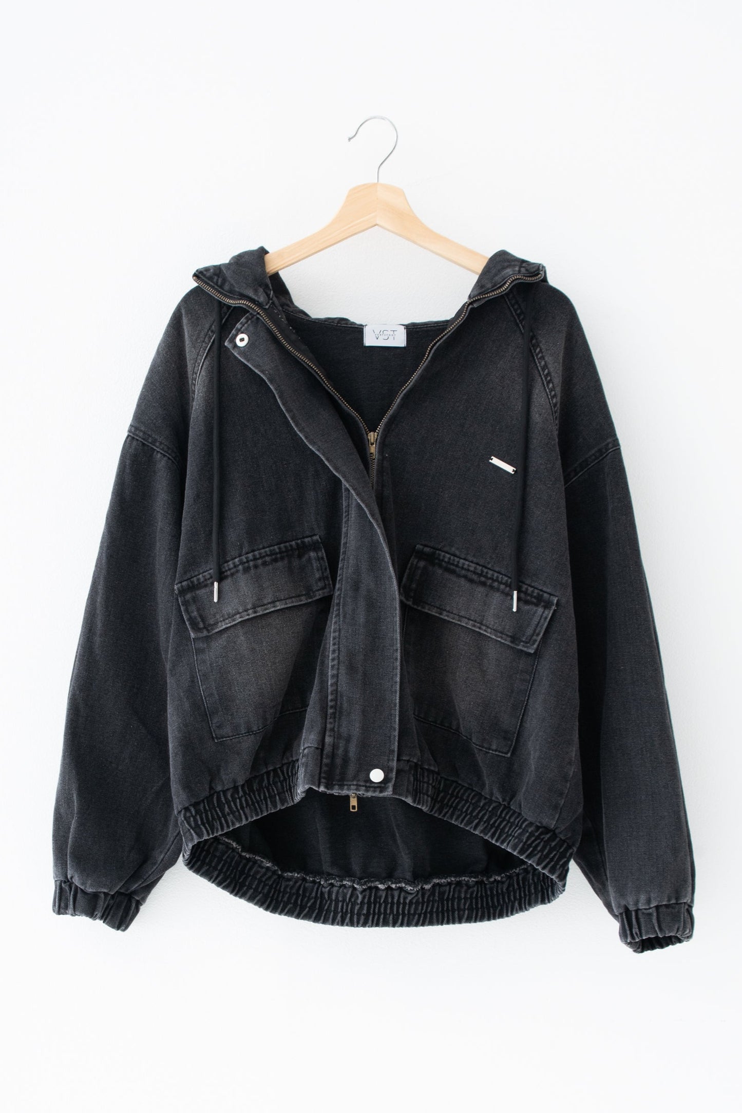 【くぅちゃんコラボアイテム】ルーズフィット ユニセックスデニムジャケット