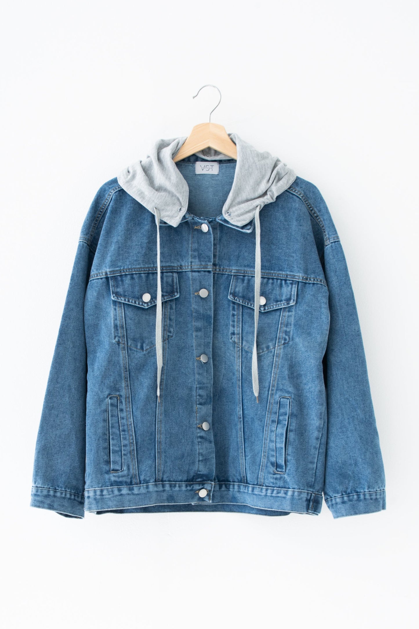 オーバーサイズパーカデニム