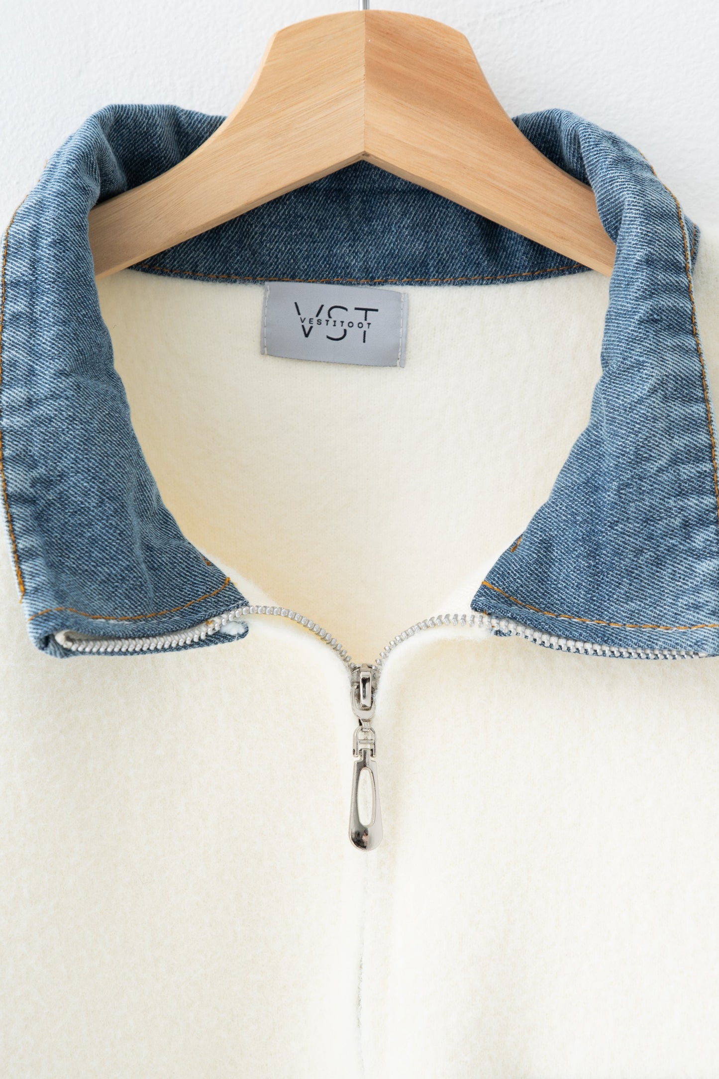 ミックスデニムソフトボアジャケット