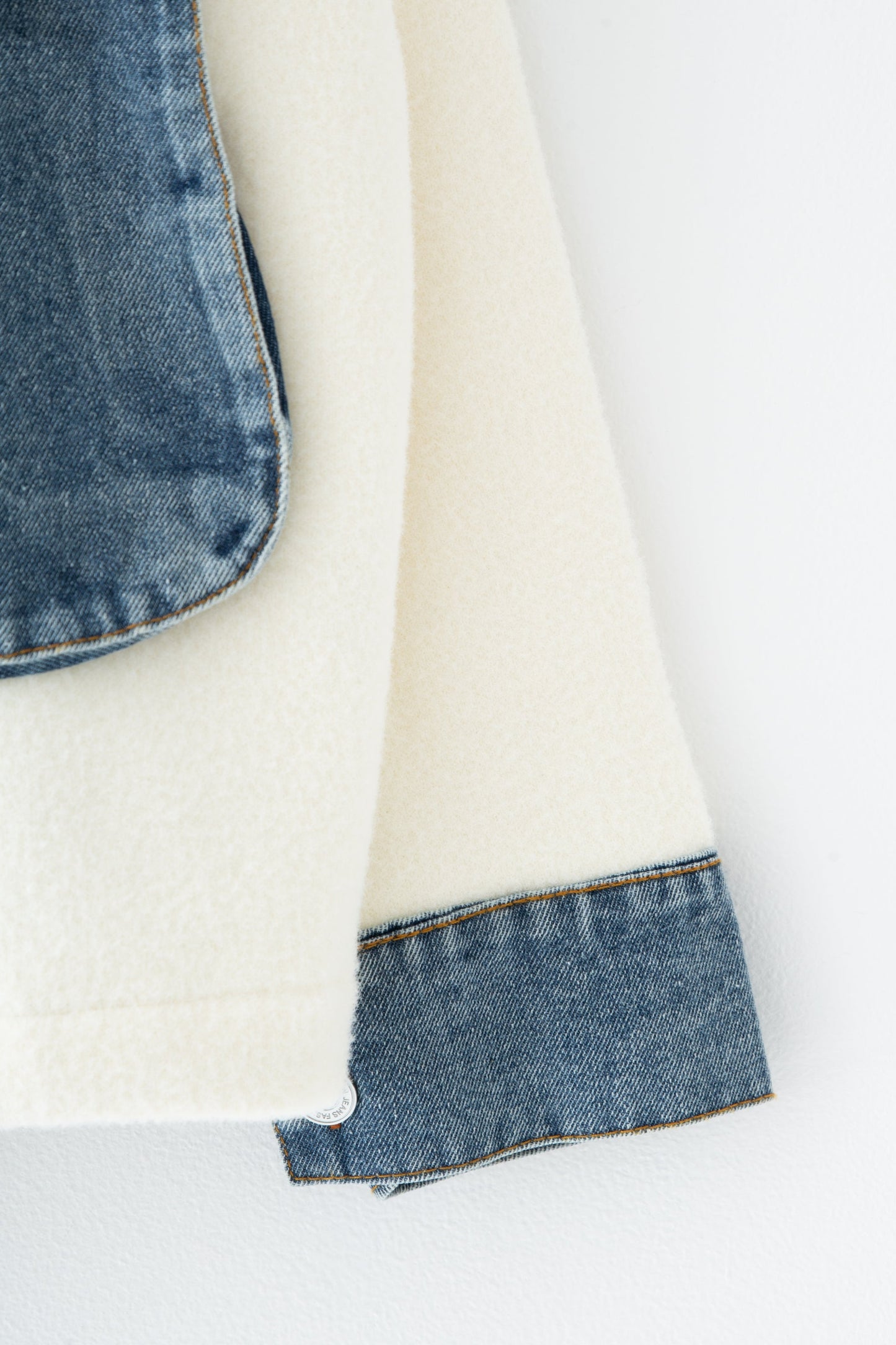 ミックスデニムソフトボアジャケット