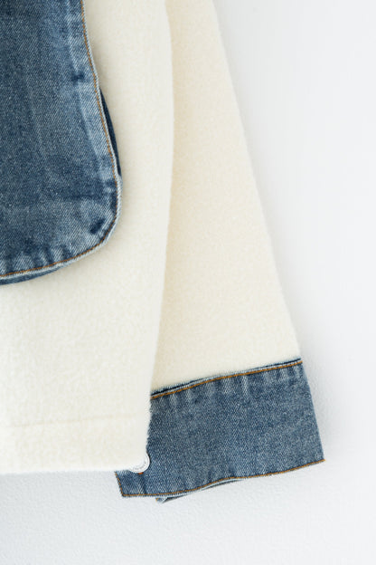 ミックスデニムソフトボアジャケット