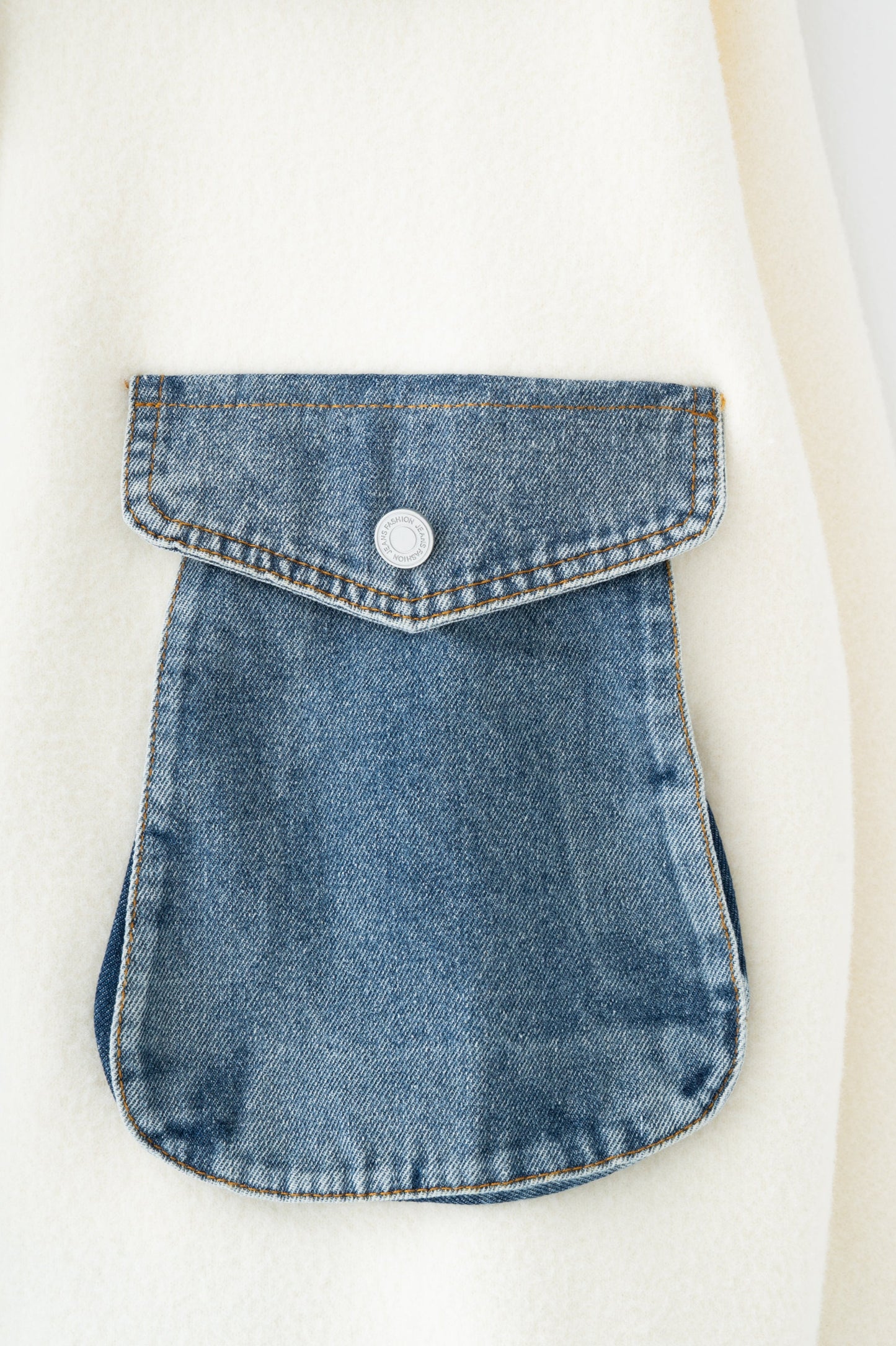 ミックスデニムソフトボアジャケット