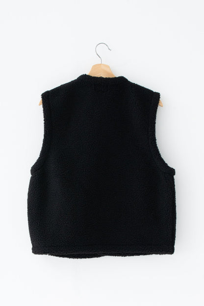 【くぅちゃんコラボアイテム】カジュアルユニセックスボアベスト