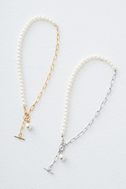 ミックスパールネックレス