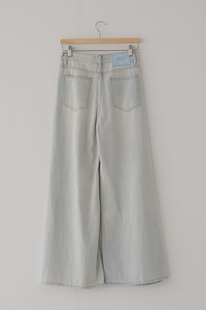 【SALE】レースクラッシュデニム