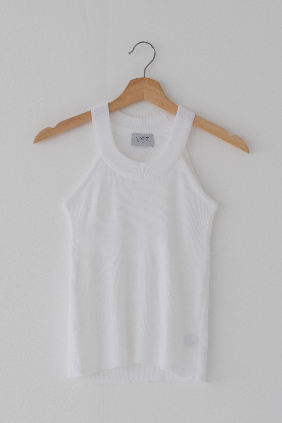【SALE】リブホルターネックトップ