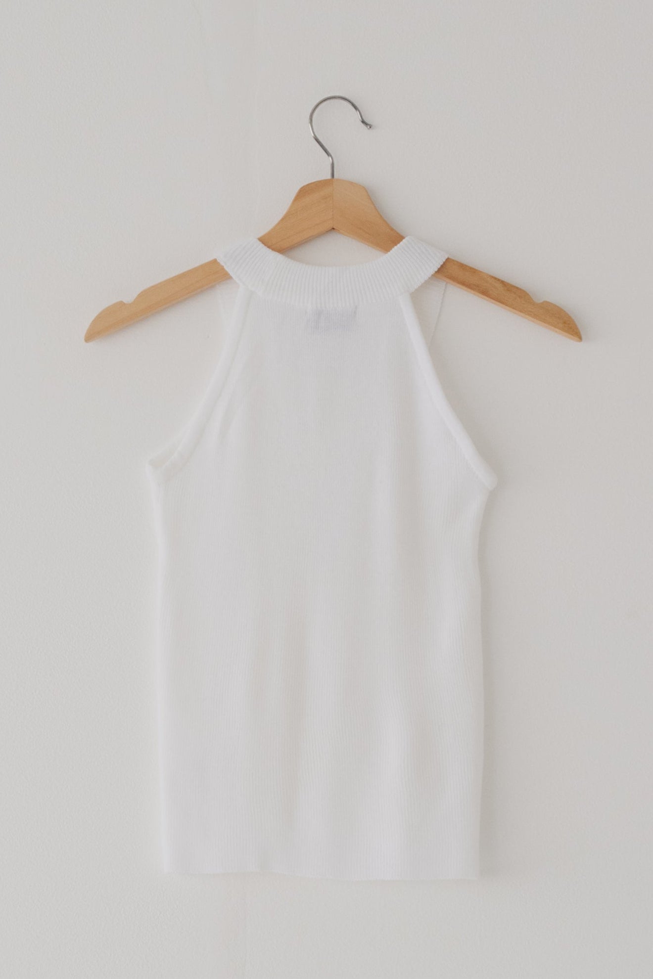 【SALE】リブホルターネックトップ