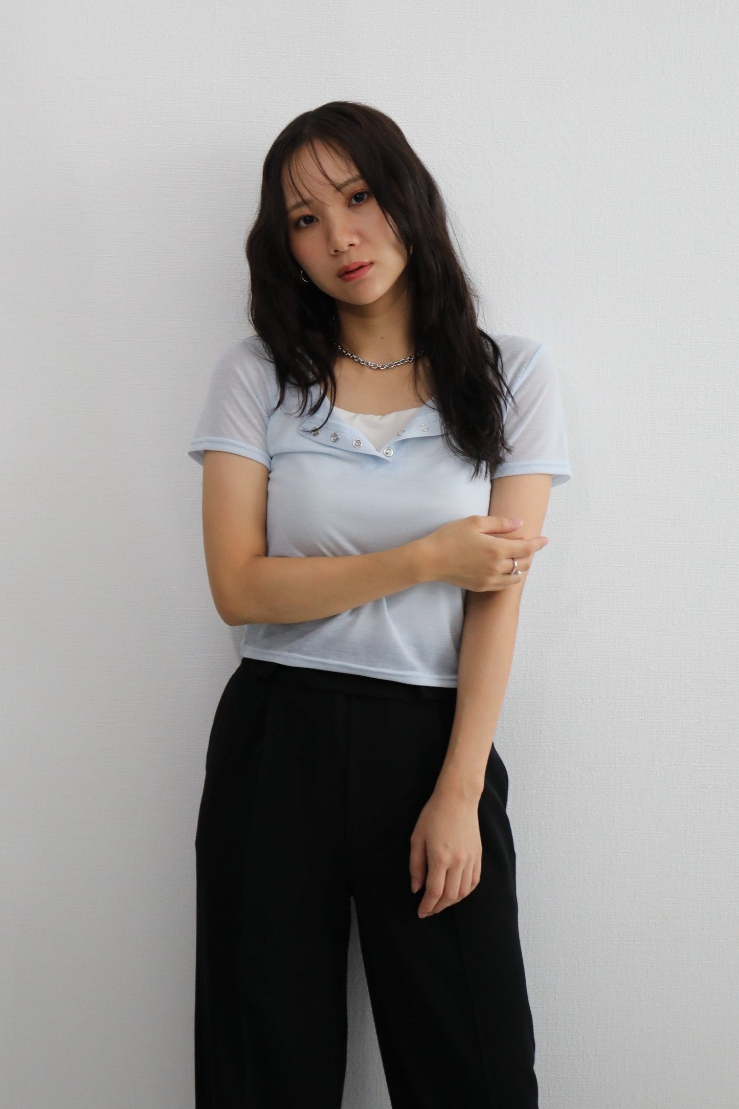 【単品】シアーコンパクトTシャツ