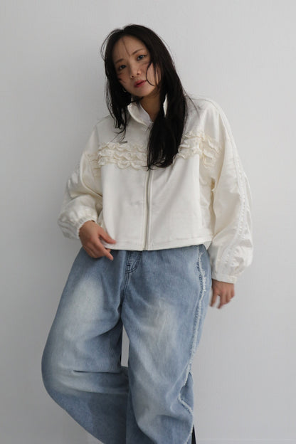 ワイドデニムパンツ