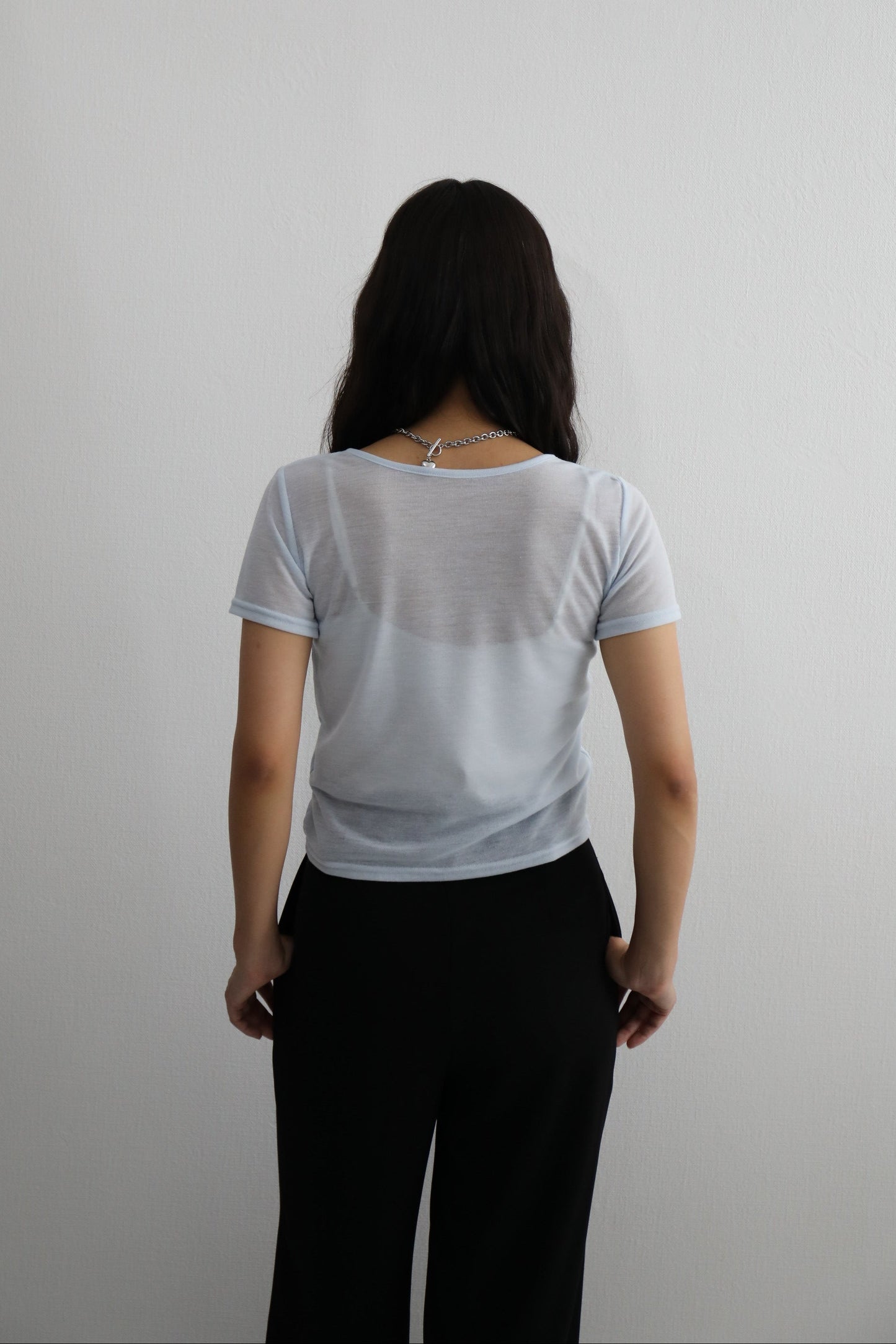 【単品】シアーコンパクトTシャツ
