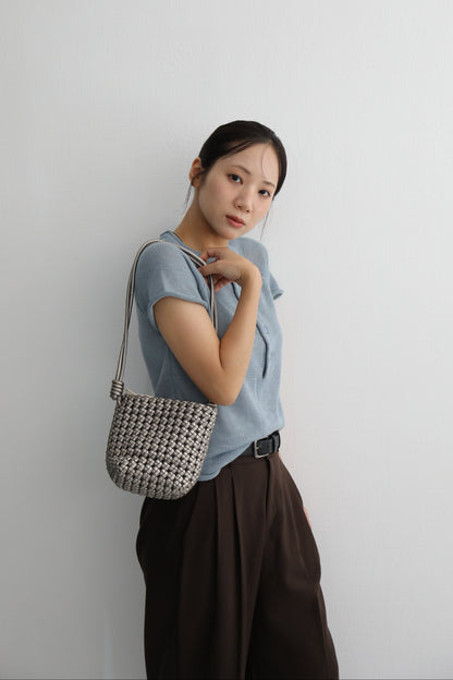 ウーブンミニショルダーバッグ