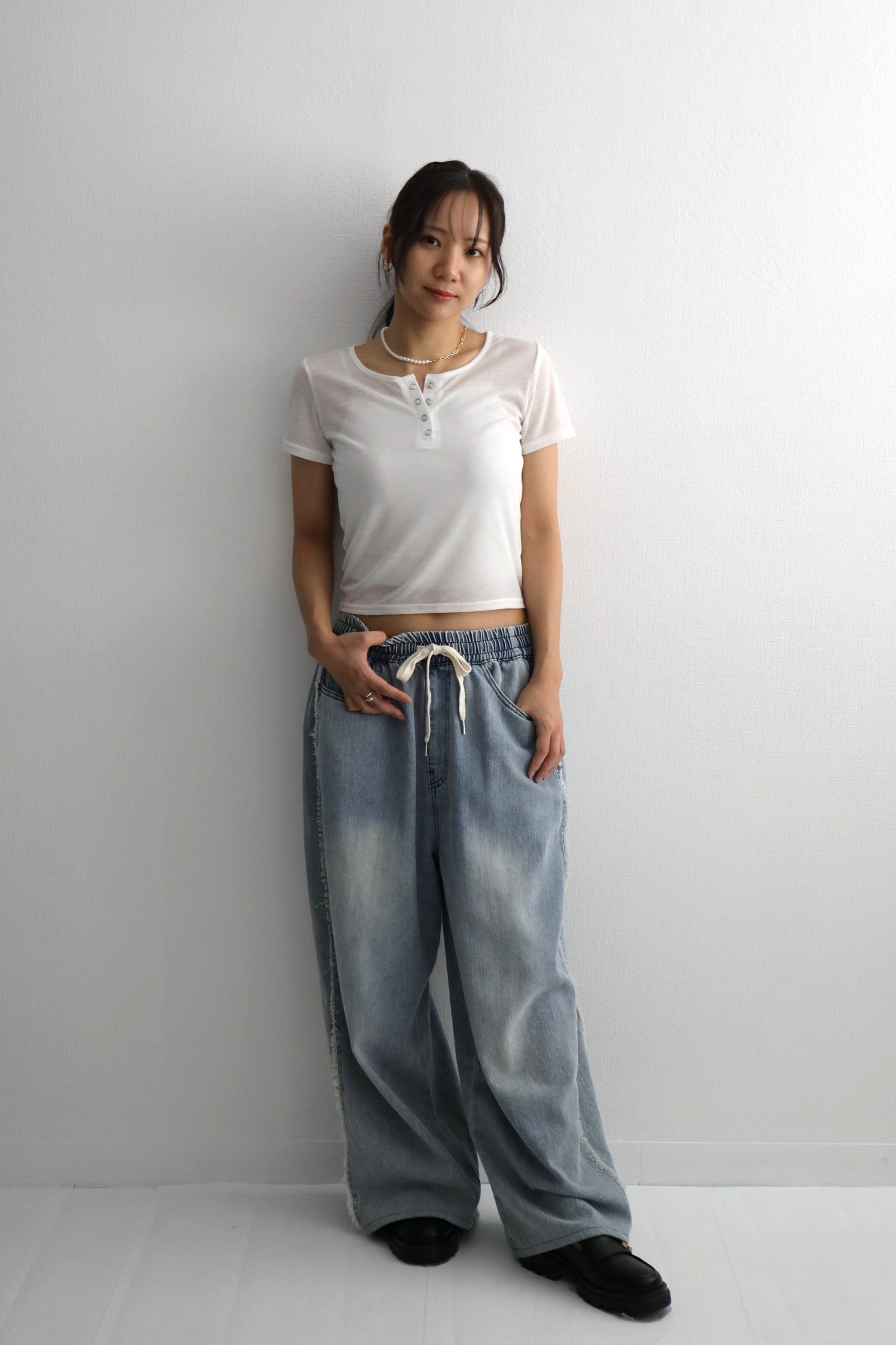 【単品】シアーコンパクトTシャツ