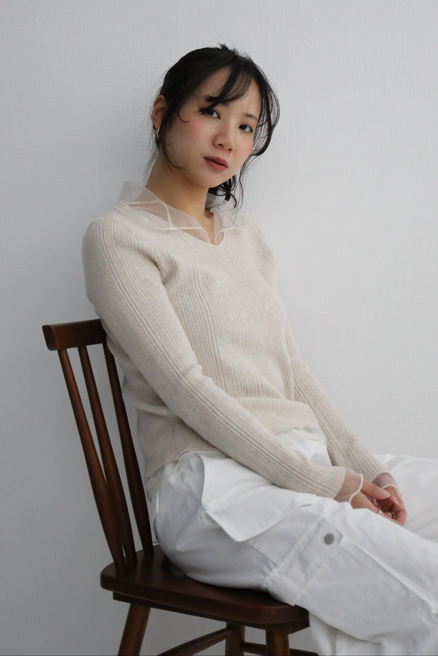 レイヤードニット