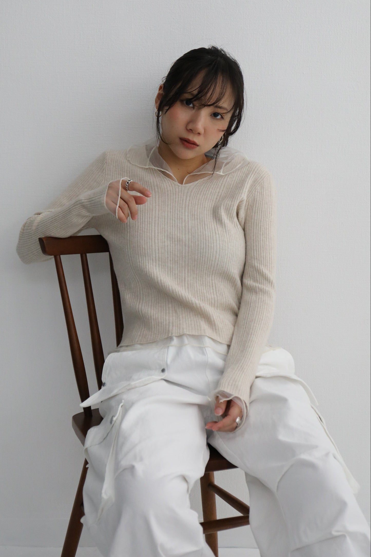 レイヤードニット