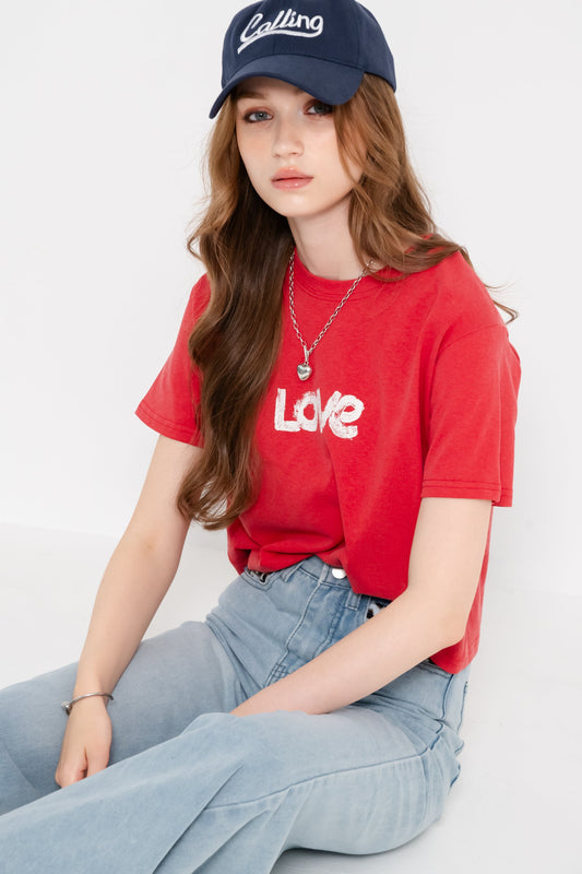 プリントロゴTシャツ