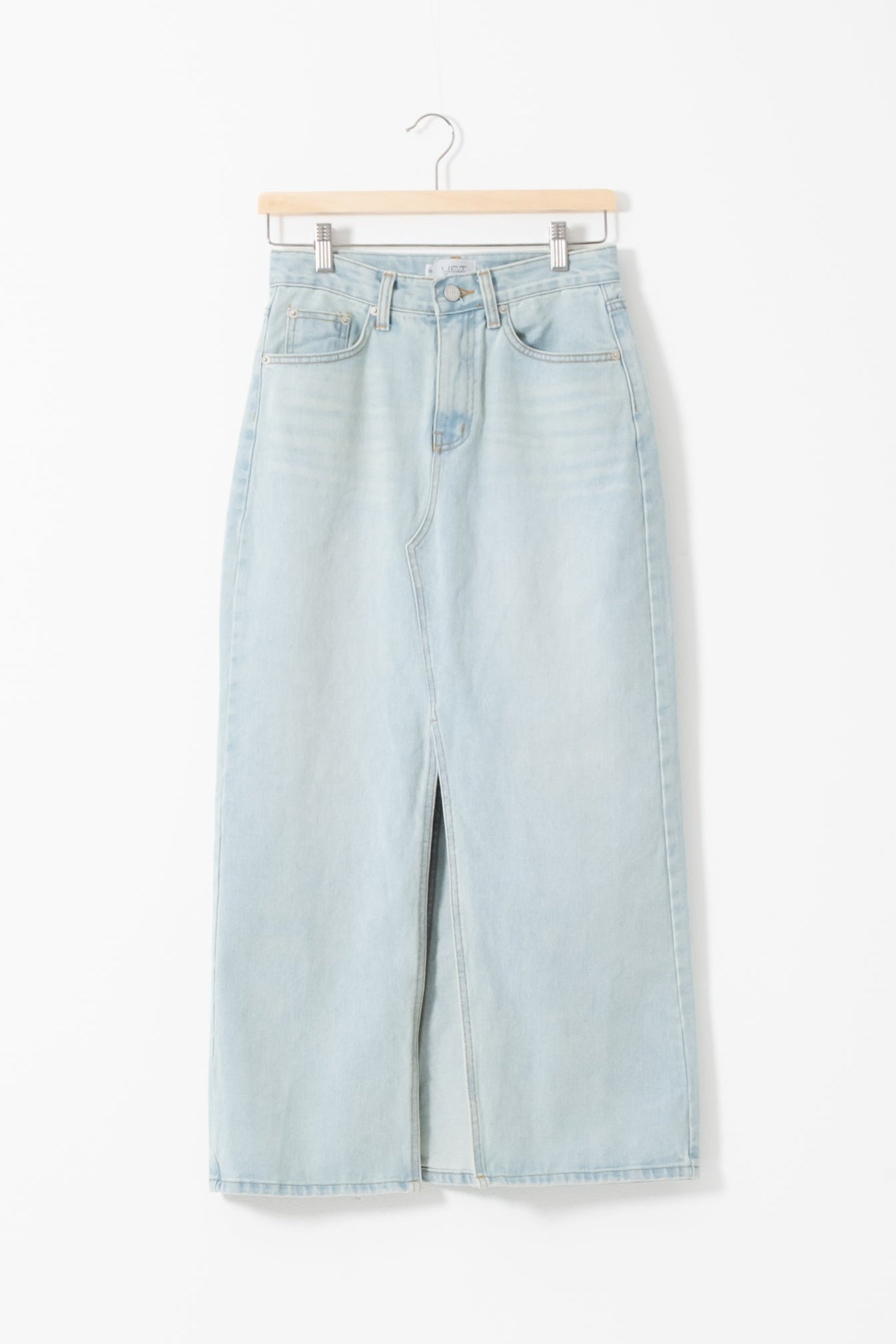 【SALE】スリットデニムスカート