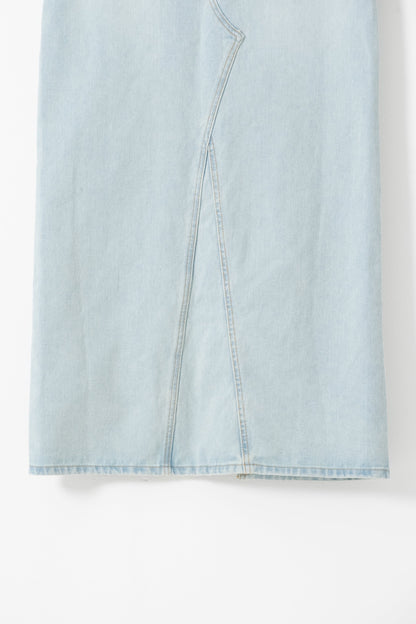 【SALE】スリットデニムスカート