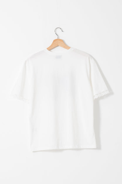 リボンプリントTシャツ