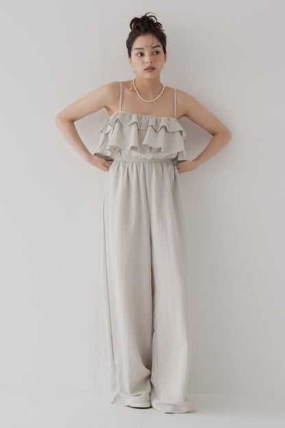 【SALE】フリルキャミジャンプスーツ