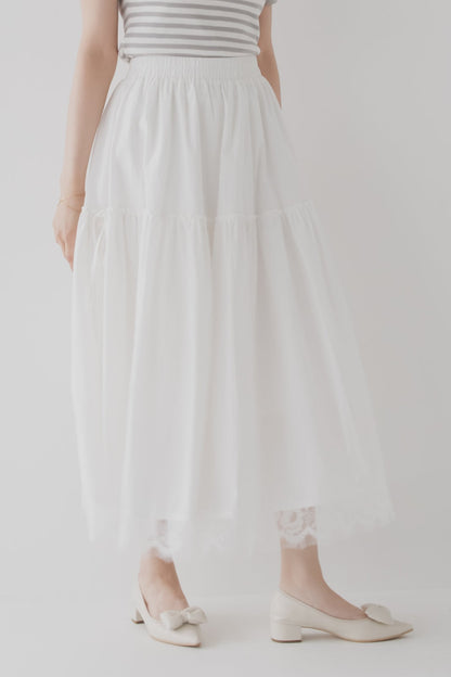 【SALE】裾レーススカート