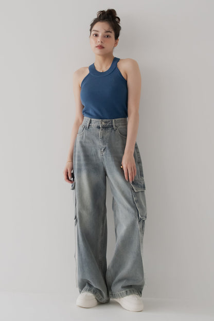 【SALE】カーゴデニムパンツ