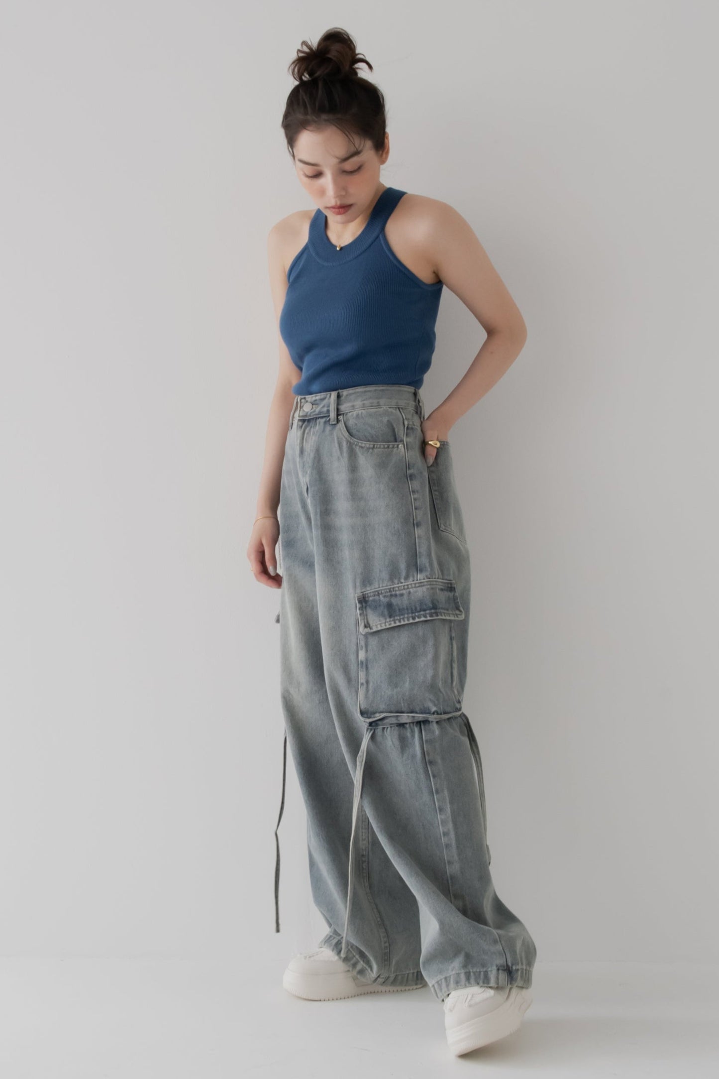 【SALE】カーゴデニムパンツ