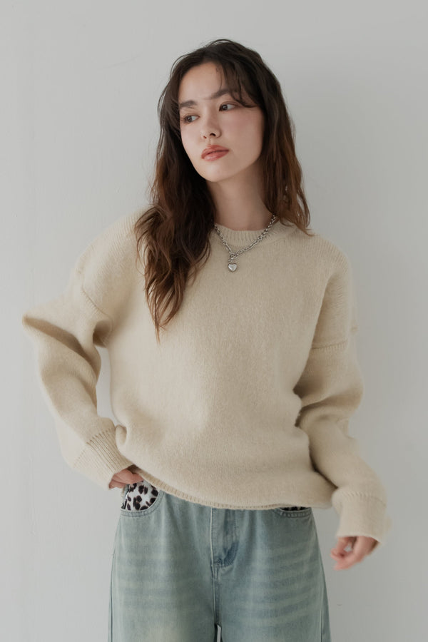 【再入荷】ナチュラルソヨニット