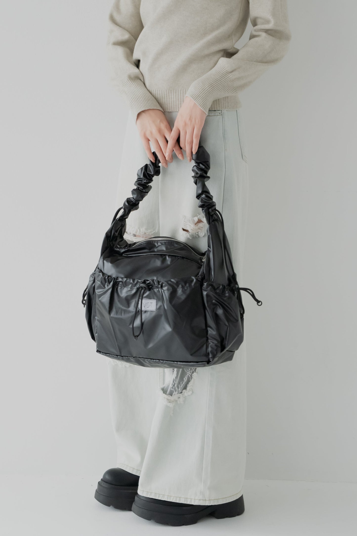 くしゅっとショルダーバッグ