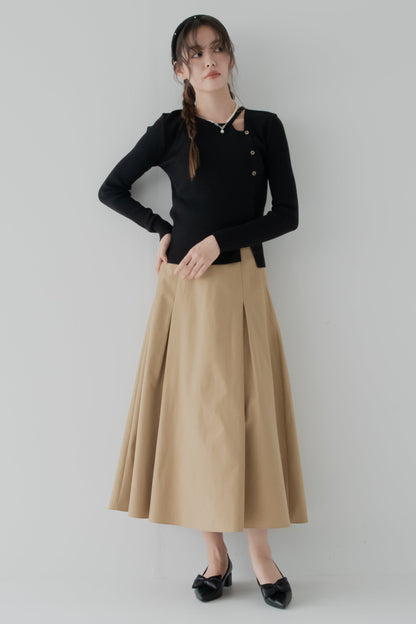 グレイスラインフレアスカート