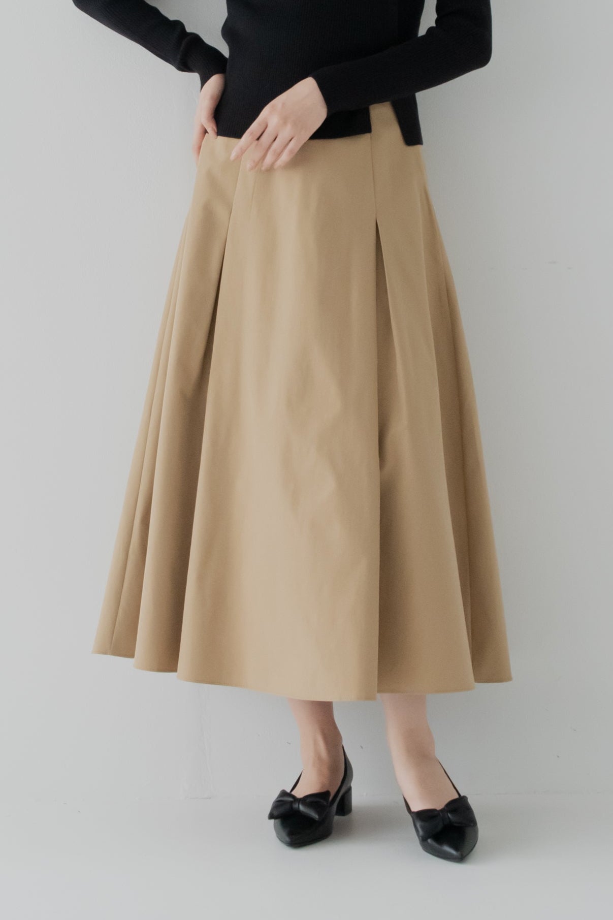 グレイスラインフレアスカート