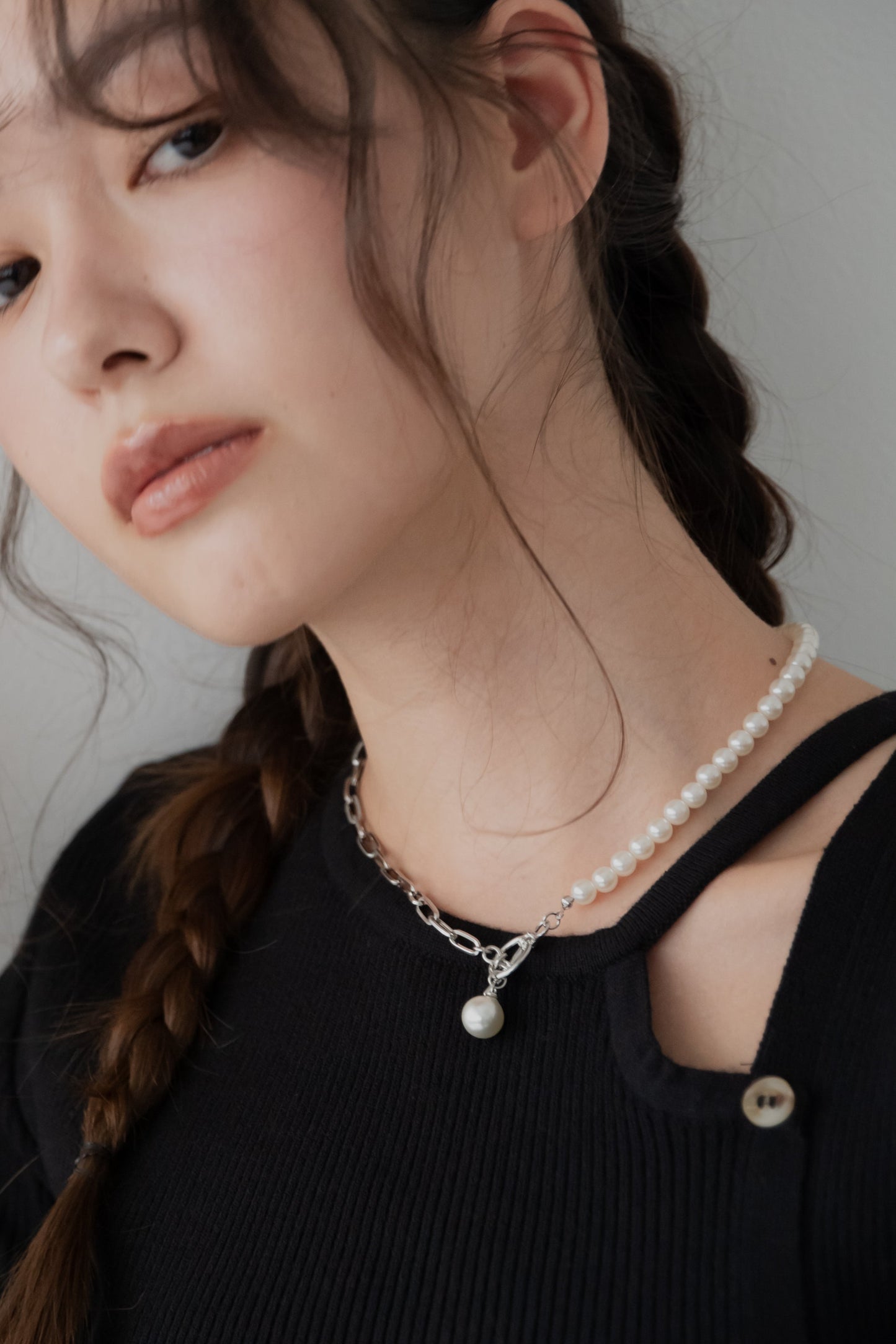 ミックスパールネックレス