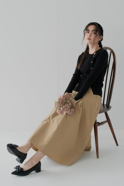 グレイスラインフレアスカート